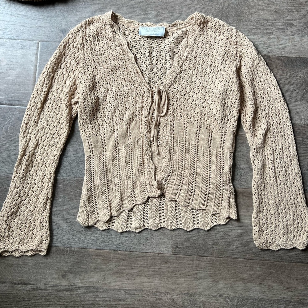 Knit cardigan